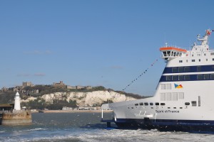 Spirit of France entering Dover 020212